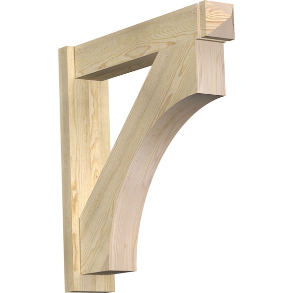Ekena Millwork Westlake Rough Sawn Arts and Crafts Outlooker, Douglas Fir, 6"W x 30"D x 30"H OUT06X30X30WTL03RDF - main